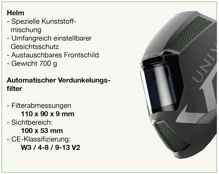 Automatische Laserschweiss-Helm Weld-Helmet EN207-Zertifizierung für die Gesamtheit Helm plus Filter